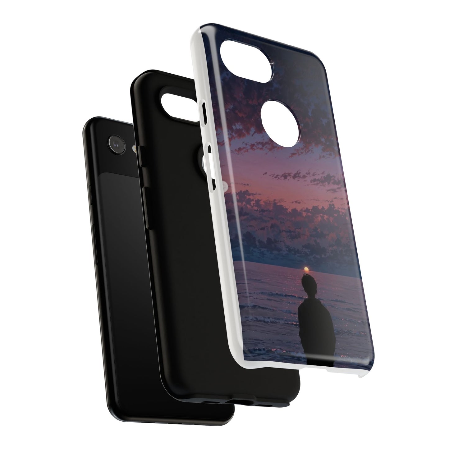 Sunset Ocean Phone Case, Tough Cases, Unique Cell Phone Cover, Artistic Phone Accessories, Gift for Her, Nature Inspired Case