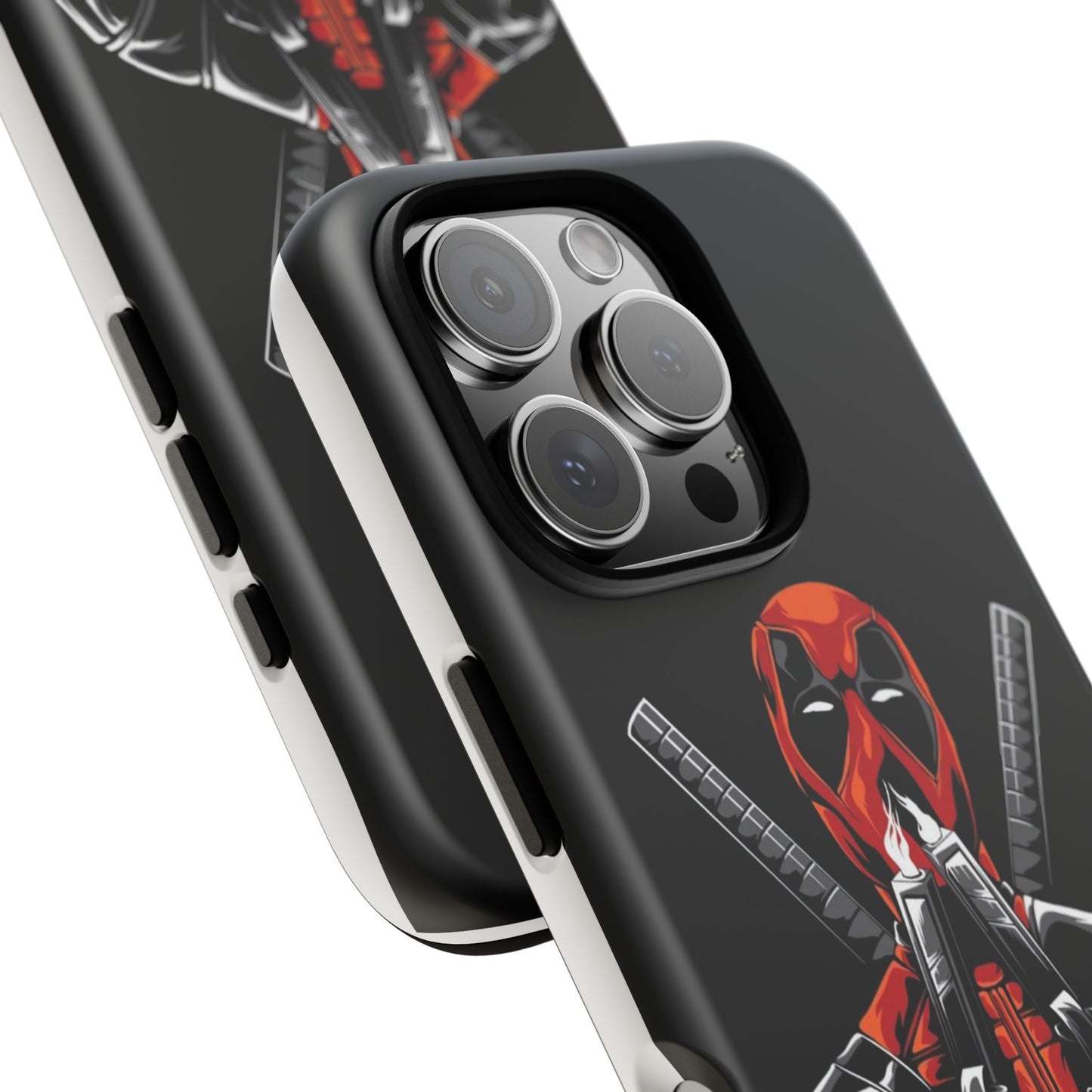 Deadpool Tough Phone Case, Durable Cover for Marvel Fans, Gift for Superhero Lovers, Unique Holiday Present, Geeky Accessories
