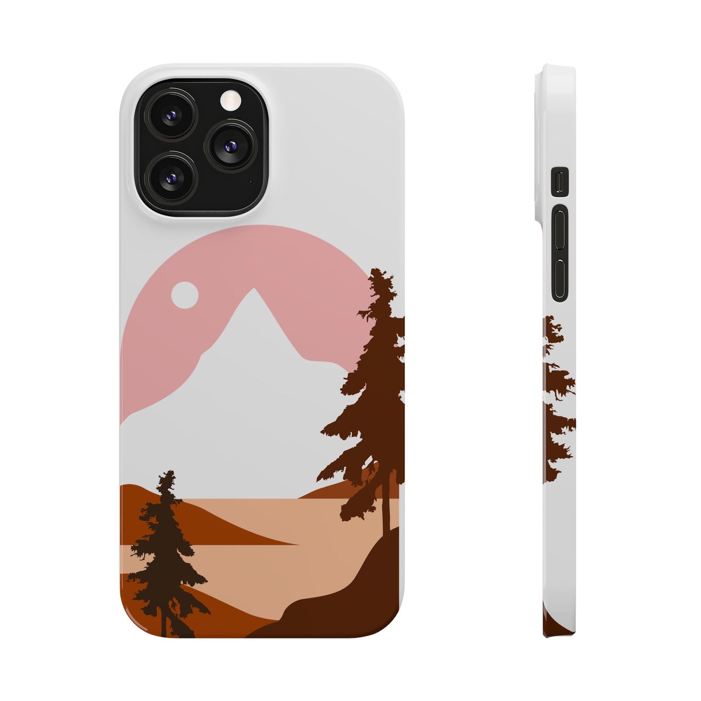 Stylish Mountain Landscape Slim Phone Case, Nature Lover Gift, Aesthetic Phone Cover, Adventure Travel Accessory, Minimalist Design [...]