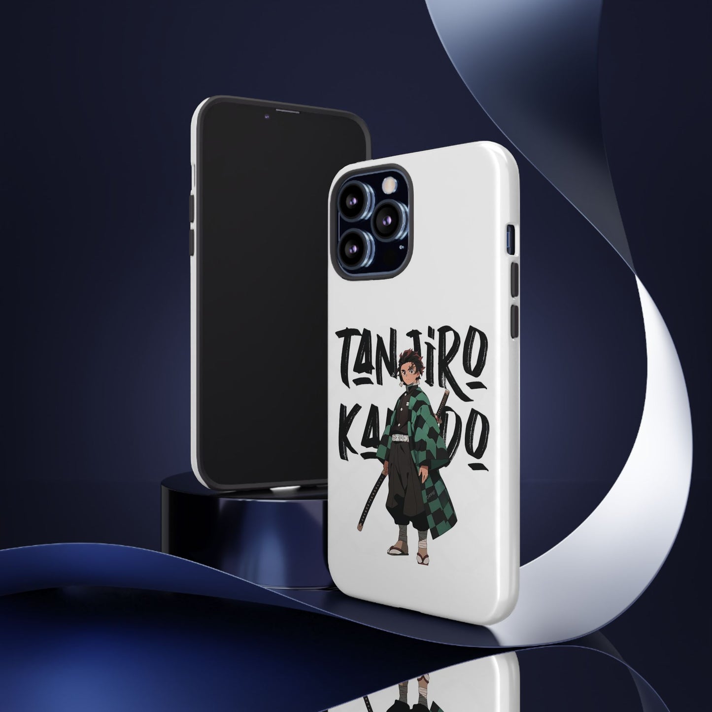 Demon Slayer Phone Case featuring Tanjiro Kamado | Tough Cases, Anime Phone Cover, Unique Gift for Fans, Mobile Accessory, Geeky Merchandise