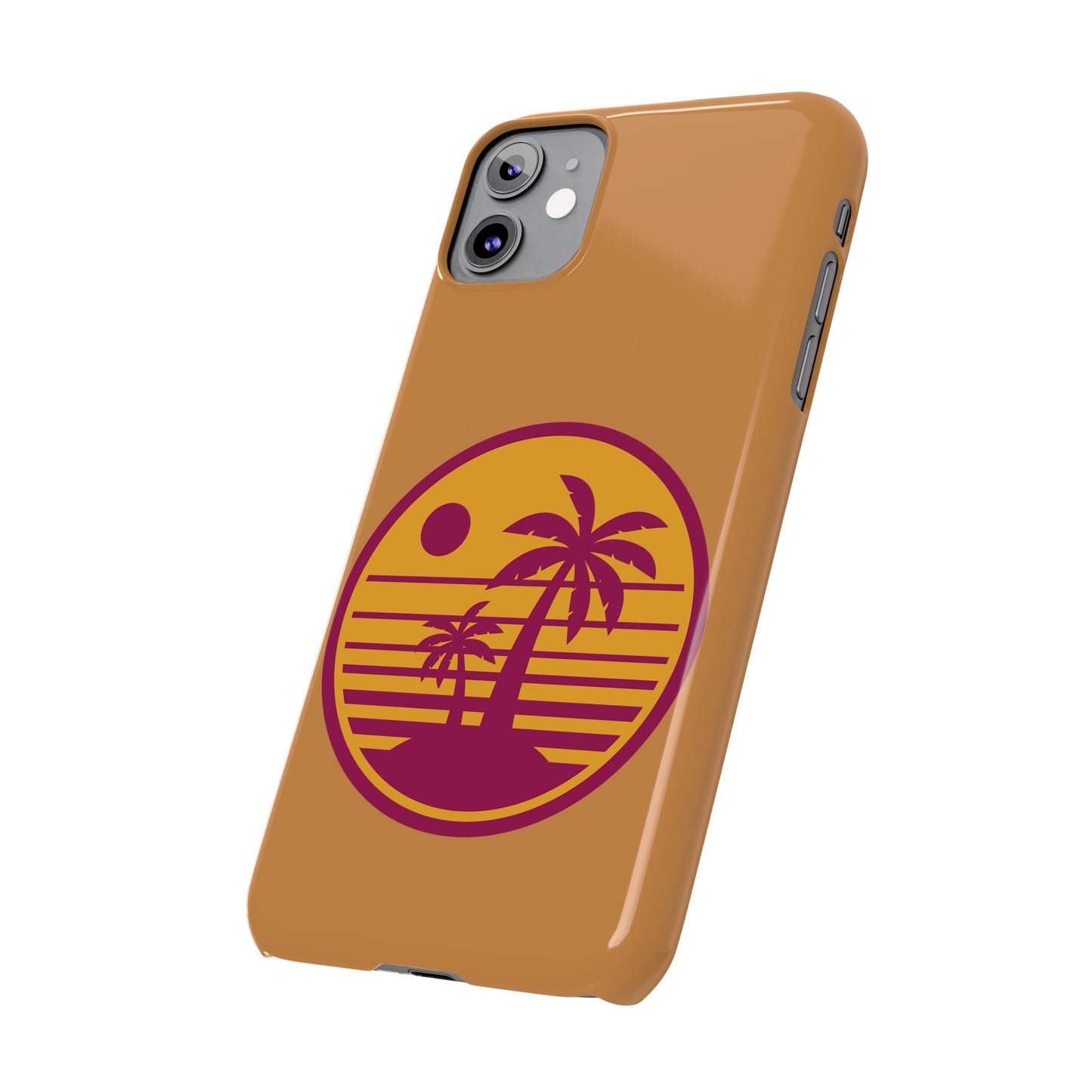Retro Sunset Palm Tree Slim Phone Case, Summer Vibes, Beach Lover Gift, Tropical Phone Accessory, Perfect for Vacations, Travel and [...]