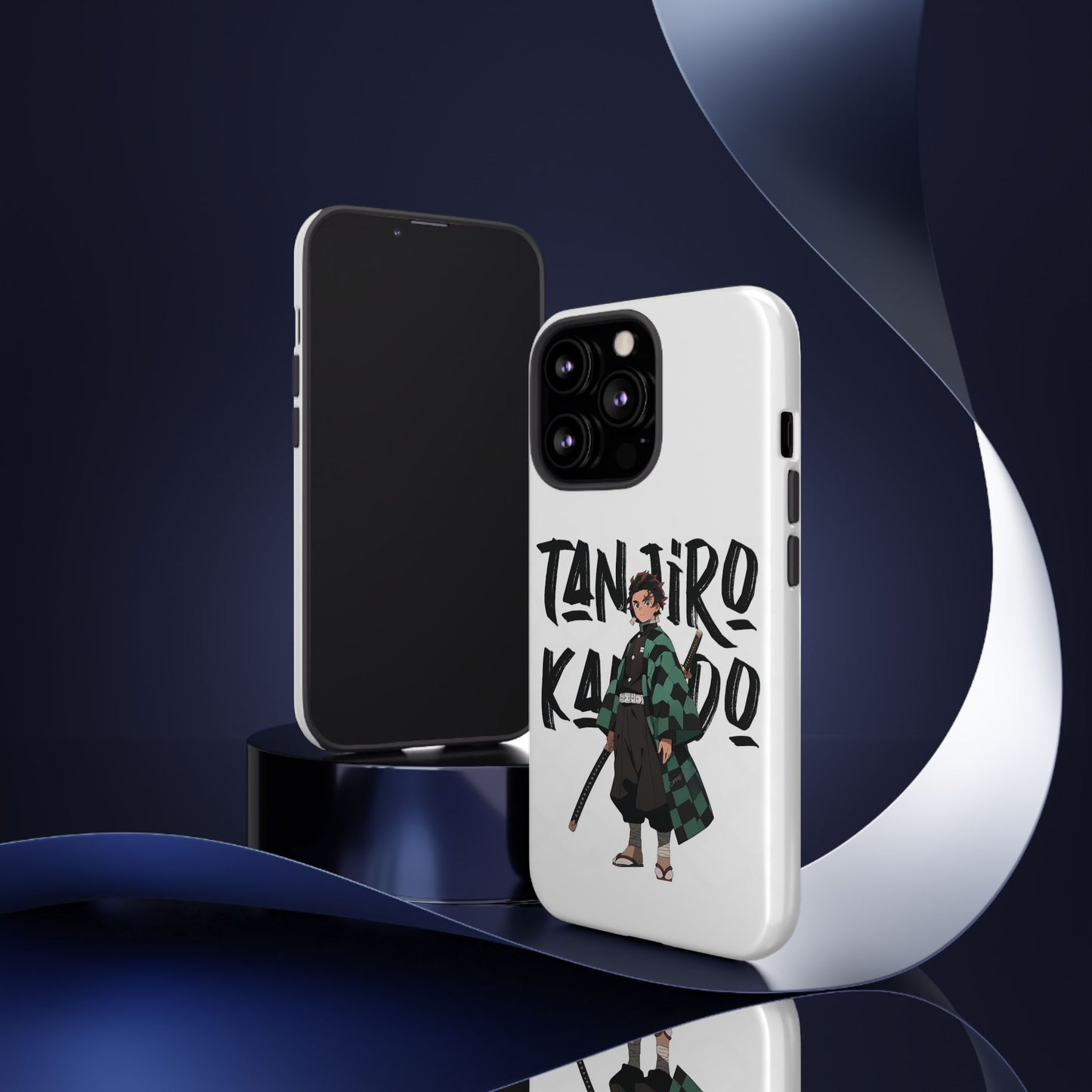 Demon Slayer Phone Case featuring Tanjiro Kamado | Tough Cases, Anime Phone Cover, Unique Gift for Fans, Mobile Accessory, Geeky Merchandise