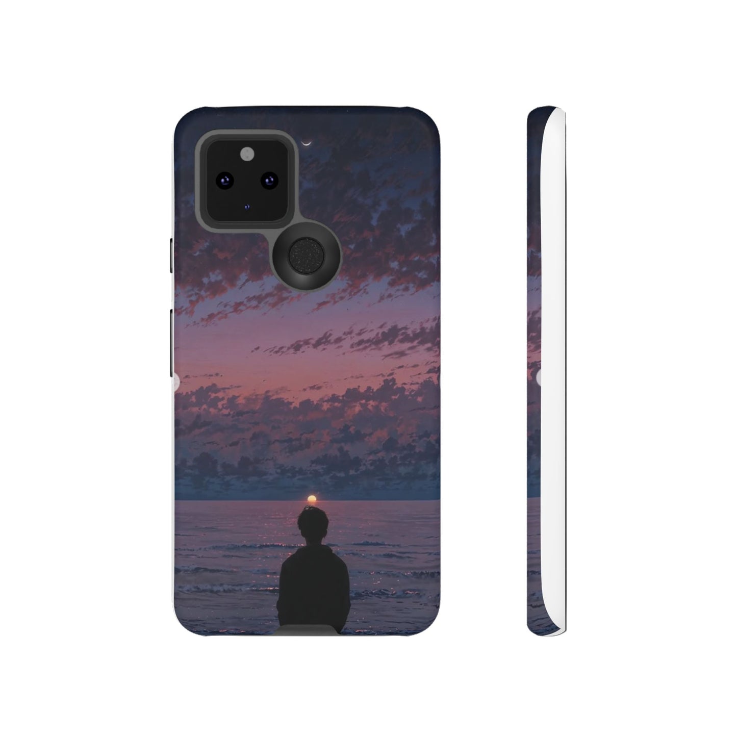 Sunset Ocean Phone Case, Tough Cases, Unique Cell Phone Cover, Artistic Phone Accessories, Gift for Her, Nature Inspired Case