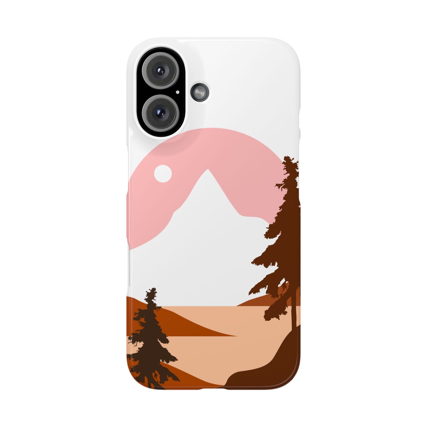 Stylish Mountain Landscape Slim Phone Case, Nature Lover Gift, Aesthetic Phone Cover, Adventure Travel Accessory, Minimalist Design [...]