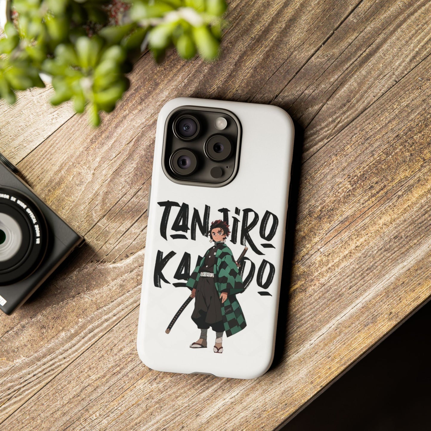 Demon Slayer Phone Case featuring Tanjiro Kamado | Tough Cases, Anime Phone Cover, Unique Gift for Fans, Mobile Accessory, Geeky Merchandise