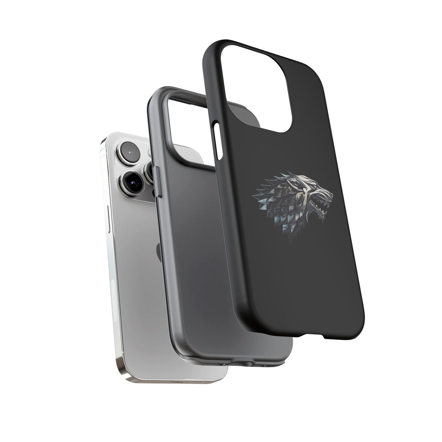 Game of Thrones Wolf Phone Case, Durable iPhone Cover, Tough Cases for Fans, Gift for Geeks, Cool Accessories, Custom Phone Cases
