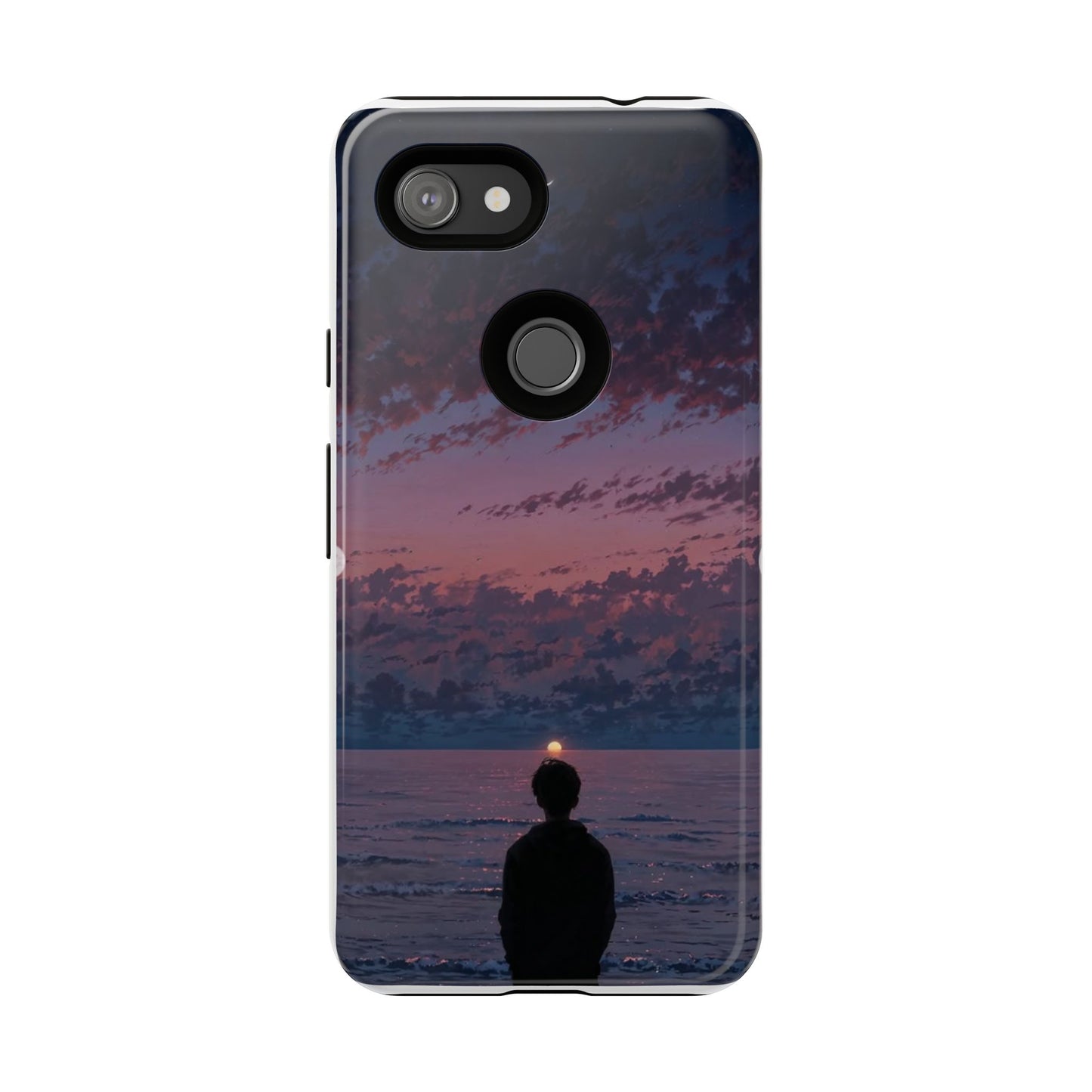 Sunset Ocean Phone Case, Tough Cases, Unique Cell Phone Cover, Artistic Phone Accessories, Gift for Her, Nature Inspired Case