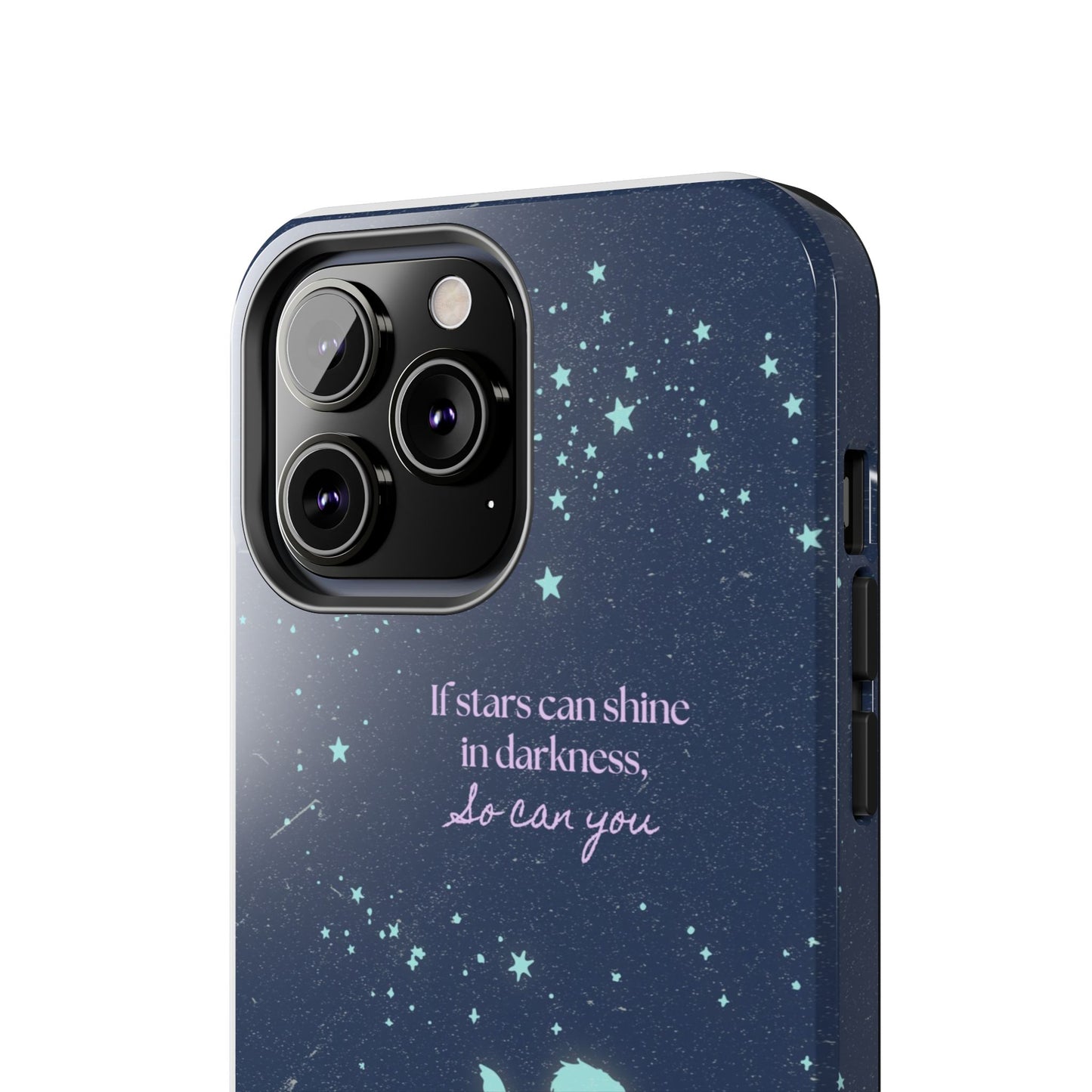 Starry Night Tough Phone Cases, Inspirational Phone Cover, Cute Kid Design, Galaxy Aesthetic, Gift for Dreamers, Motivational Decor