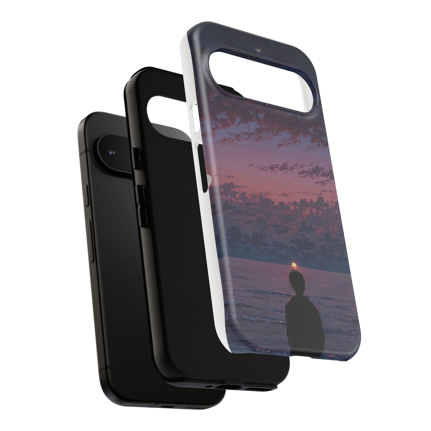 Sunset Ocean Phone Case, Tough Cases, Unique Cell Phone Cover, Artistic Phone Accessories, Gift for Her, Nature Inspired Case