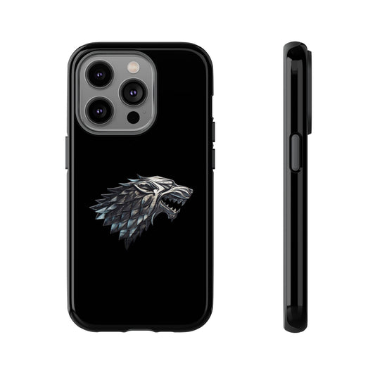 Game of Thrones Wolf Phone Case, Durable iPhone Cover, Tough Cases for Fans, Gift for Geeks, Cool Accessories, Custom Phone Cases