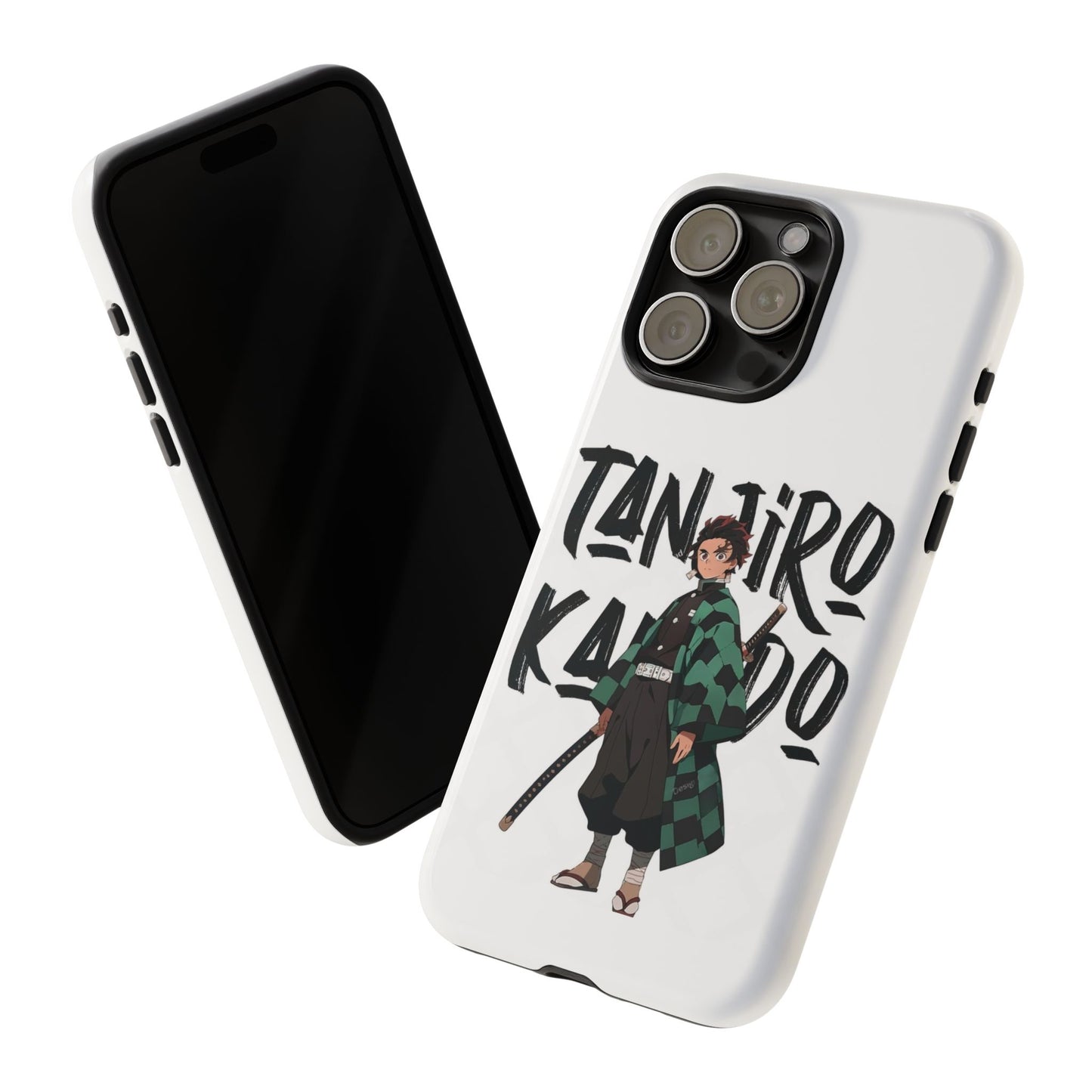 Demon Slayer Phone Case featuring Tanjiro Kamado | Tough Cases, Anime Phone Cover, Unique Gift for Fans, Mobile Accessory, Geeky Merchandise