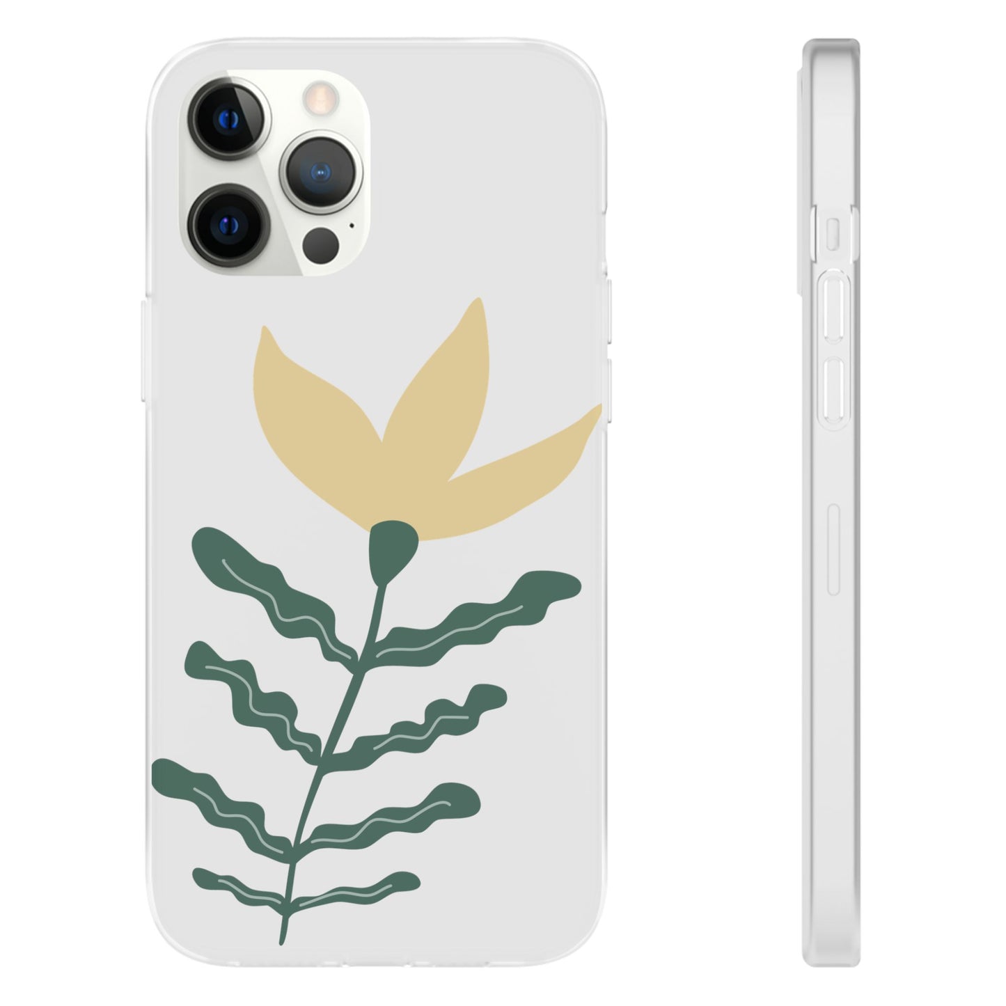 Stylish Floral Flexi Cases, Phone Accessories, Gift Idea, Protective Case, Trendy Phone Cover, Spring Vibes