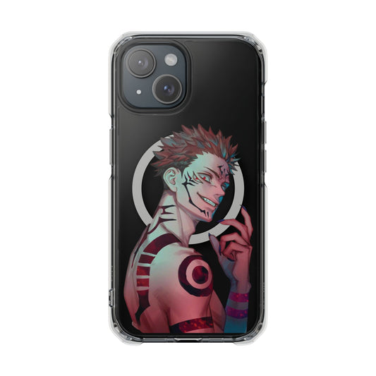 Vibrant Character Phone Case - A Unique Magnetic Clear Impact Case for Anime Lovers, Lightweight Protection, Gift for Friends, Stylish [...]