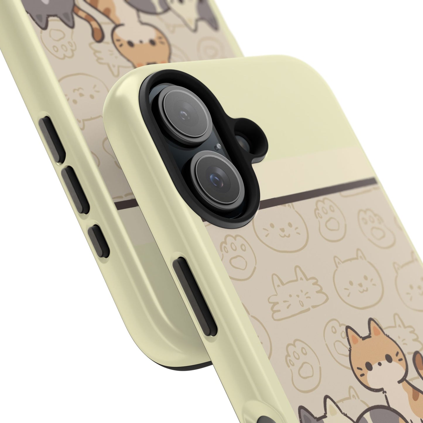 Cute Cat Phone Case - Don't Touch My Phone, Gift for Cat Lovers, Kawaii Accessories, Fun Tech Protection, Pet Lover Gifts