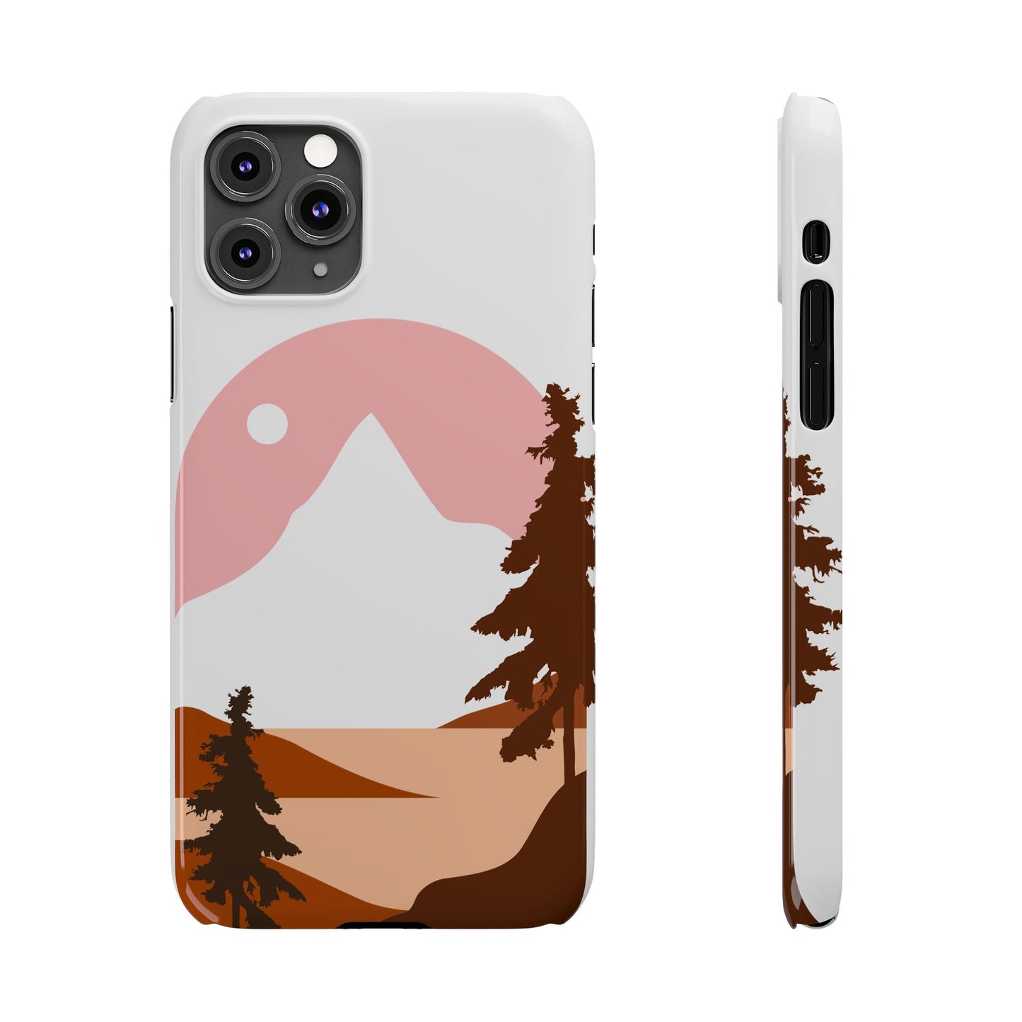 Stylish Mountain Landscape Slim Phone Case, Nature Lover Gift, Aesthetic Phone Cover, Adventure Travel Accessory, Minimalist Design [...]