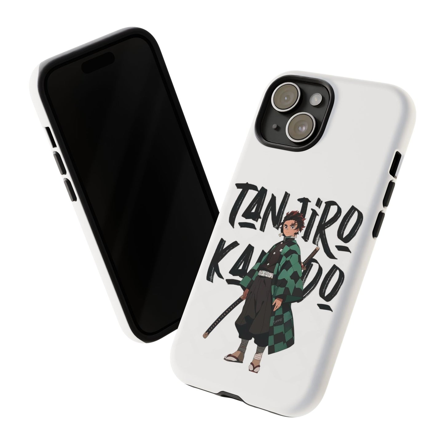 Demon Slayer Phone Case featuring Tanjiro Kamado | Tough Cases, Anime Phone Cover, Unique Gift for Fans, Mobile Accessory, Geeky Merchandise