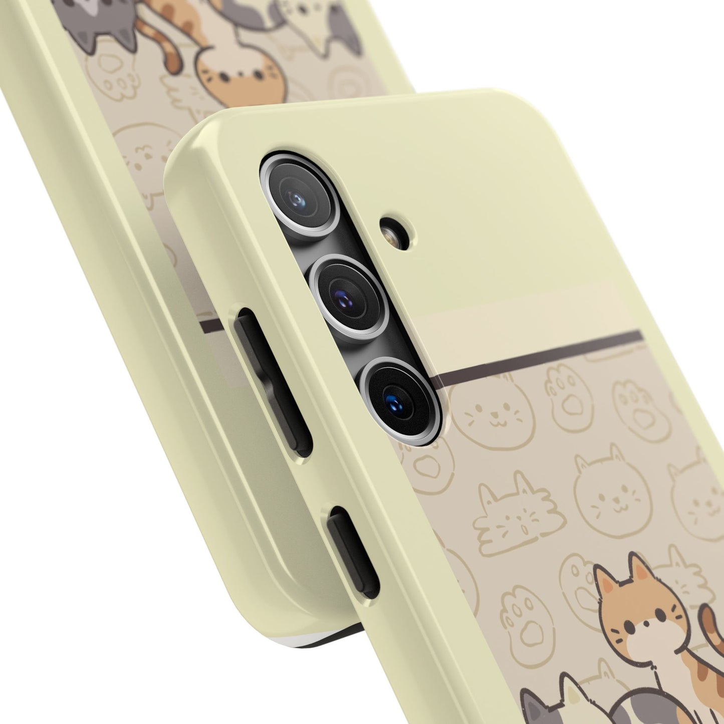 Cute Cat Phone Case - Don't Touch My Phone, Gift for Cat Lovers, Kawaii Accessories, Fun Tech Protection, Pet Lover Gifts