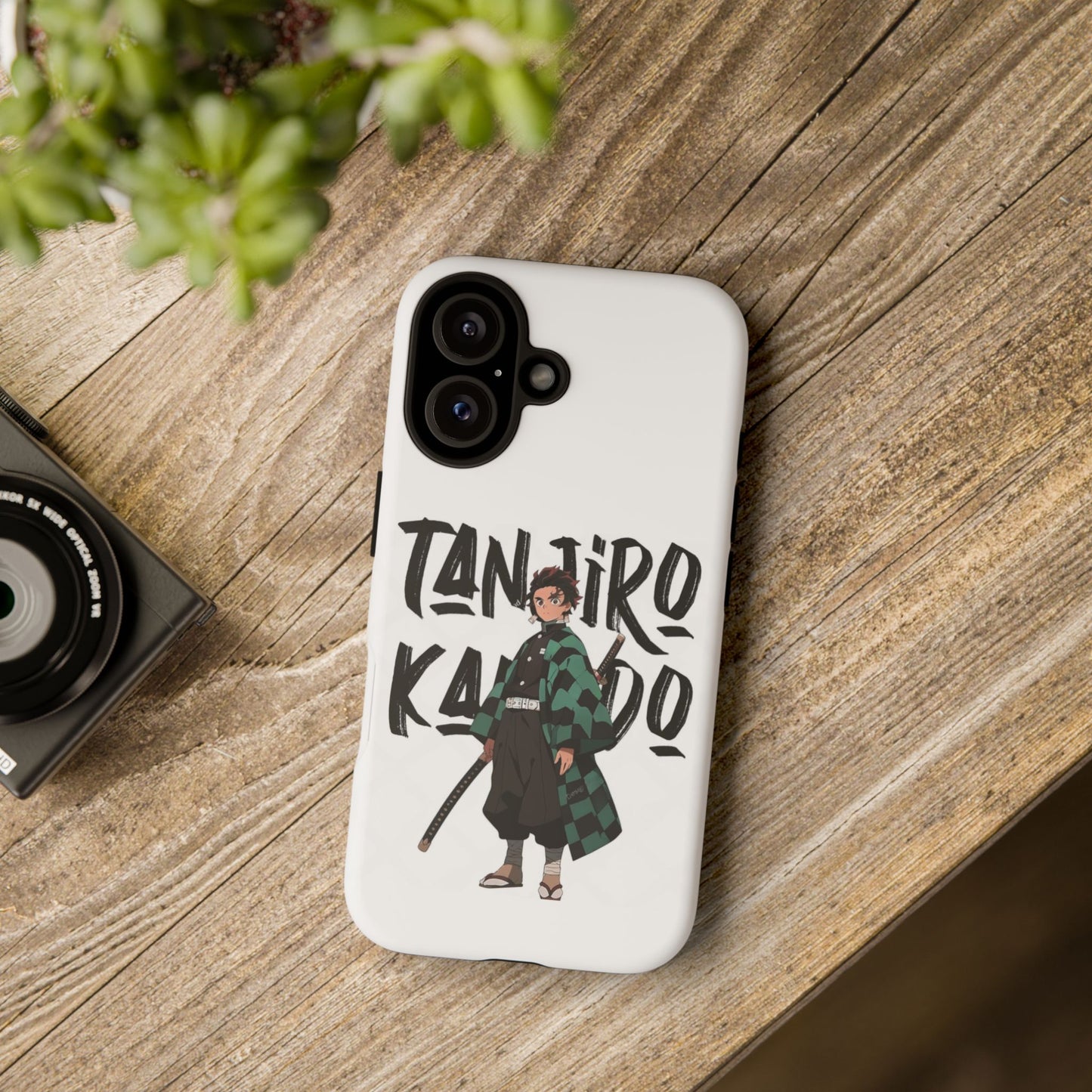 Demon Slayer Phone Case featuring Tanjiro Kamado | Tough Cases, Anime Phone Cover, Unique Gift for Fans, Mobile Accessory, Geeky Merchandise