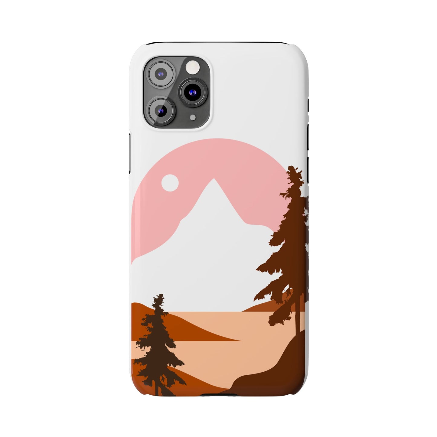 Stylish Mountain Landscape Slim Phone Case, Nature Lover Gift, Aesthetic Phone Cover, Adventure Travel Accessory, Minimalist Design [...]