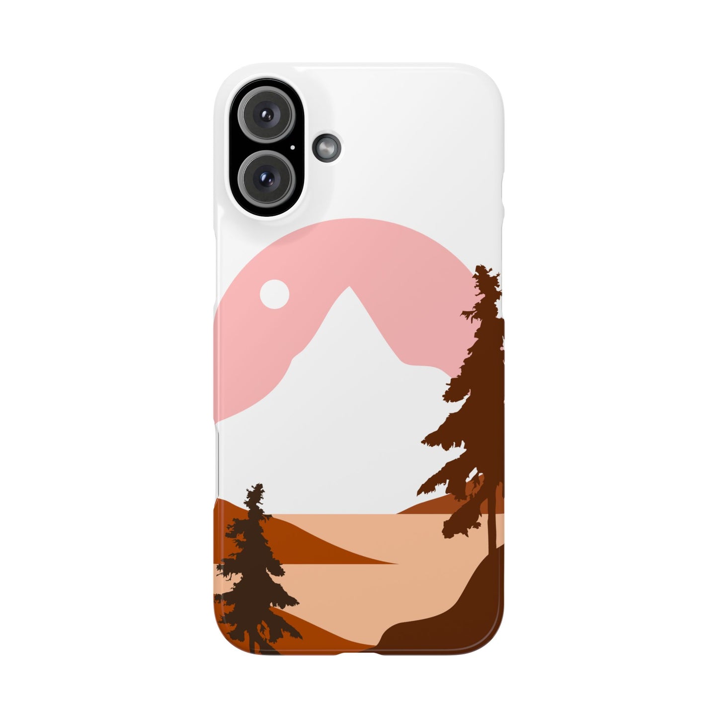 Stylish Mountain Landscape Slim Phone Case, Nature Lover Gift, Aesthetic Phone Cover, Adventure Travel Accessory, Minimalist Design [...]