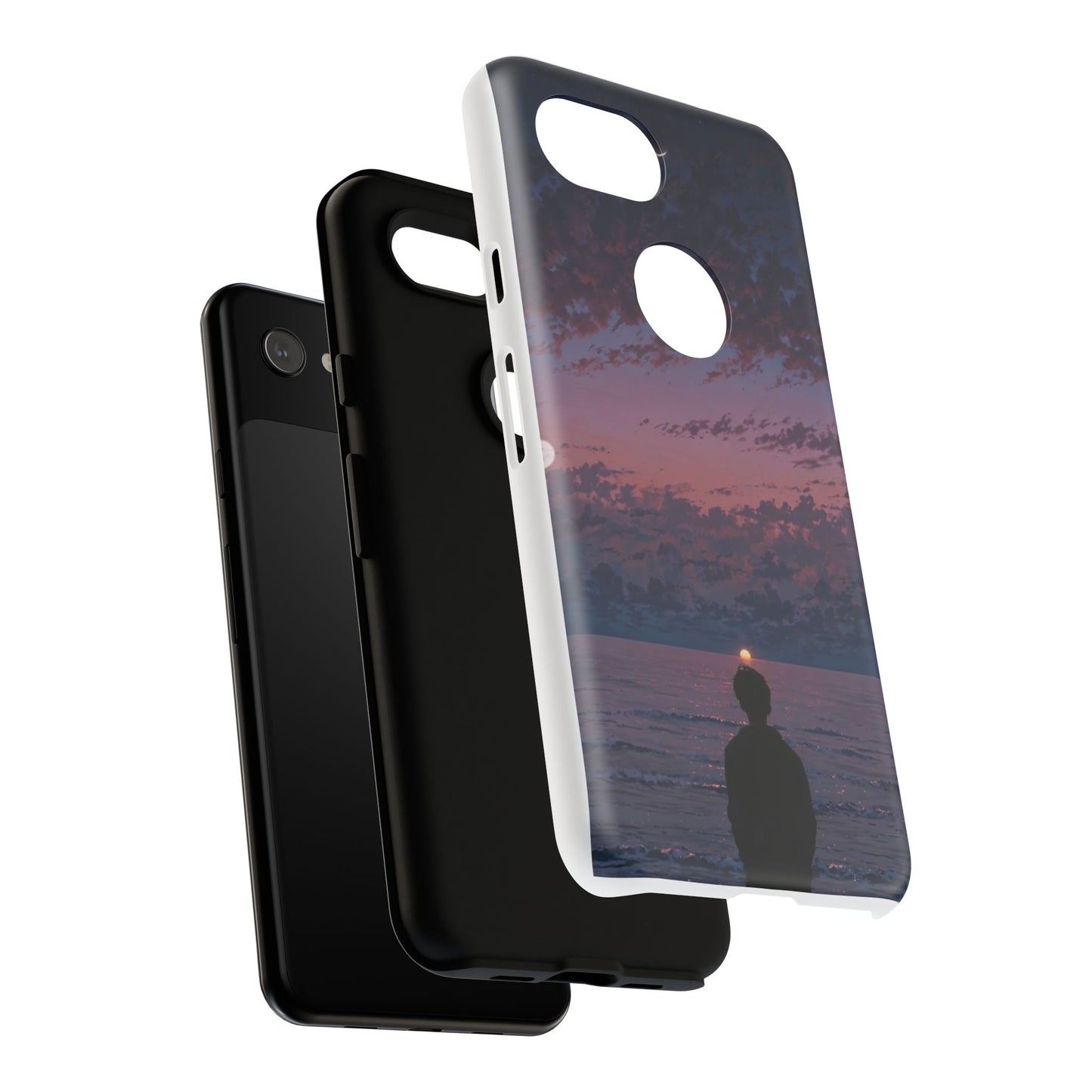 Sunset Ocean Phone Case, Tough Cases, Unique Cell Phone Cover, Artistic Phone Accessories, Gift for Her, Nature Inspired Case