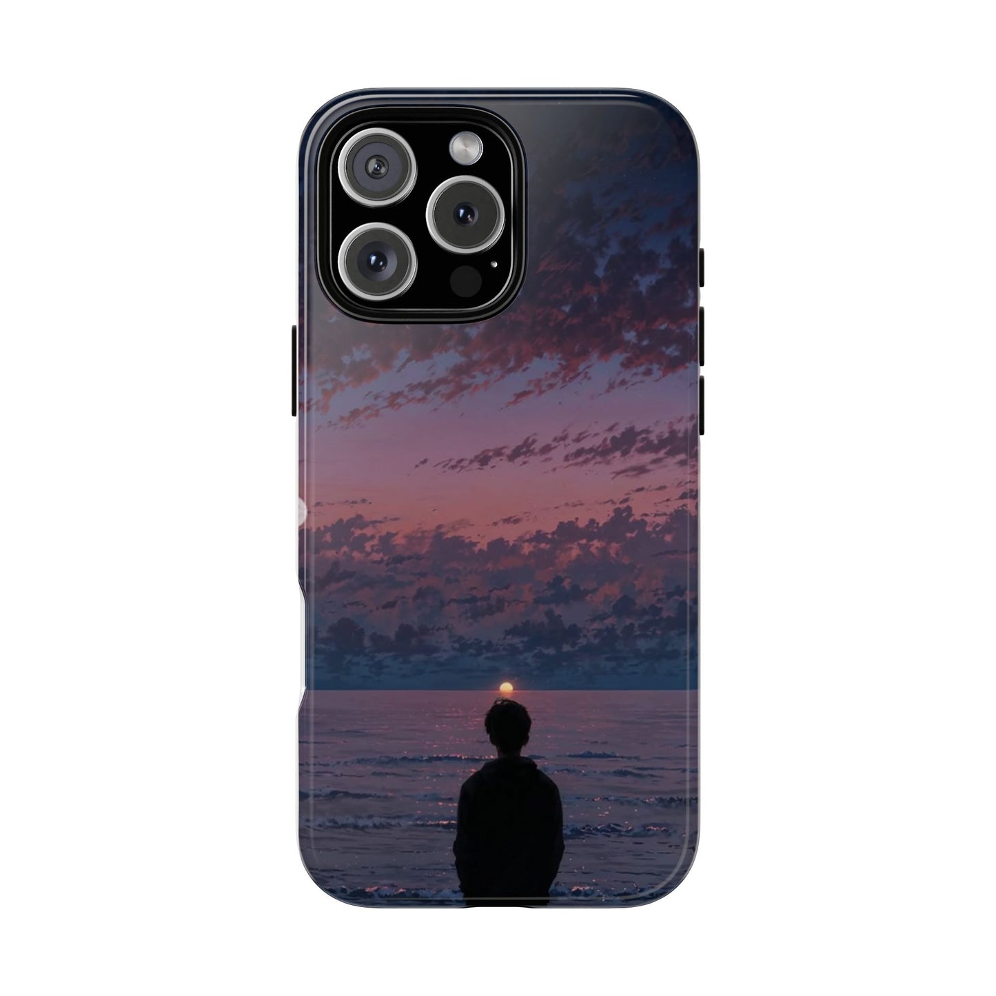 Sunset Ocean Phone Case, Tough Cases, Unique Cell Phone Cover, Artistic Phone Accessories, Gift for Her, Nature Inspired Case