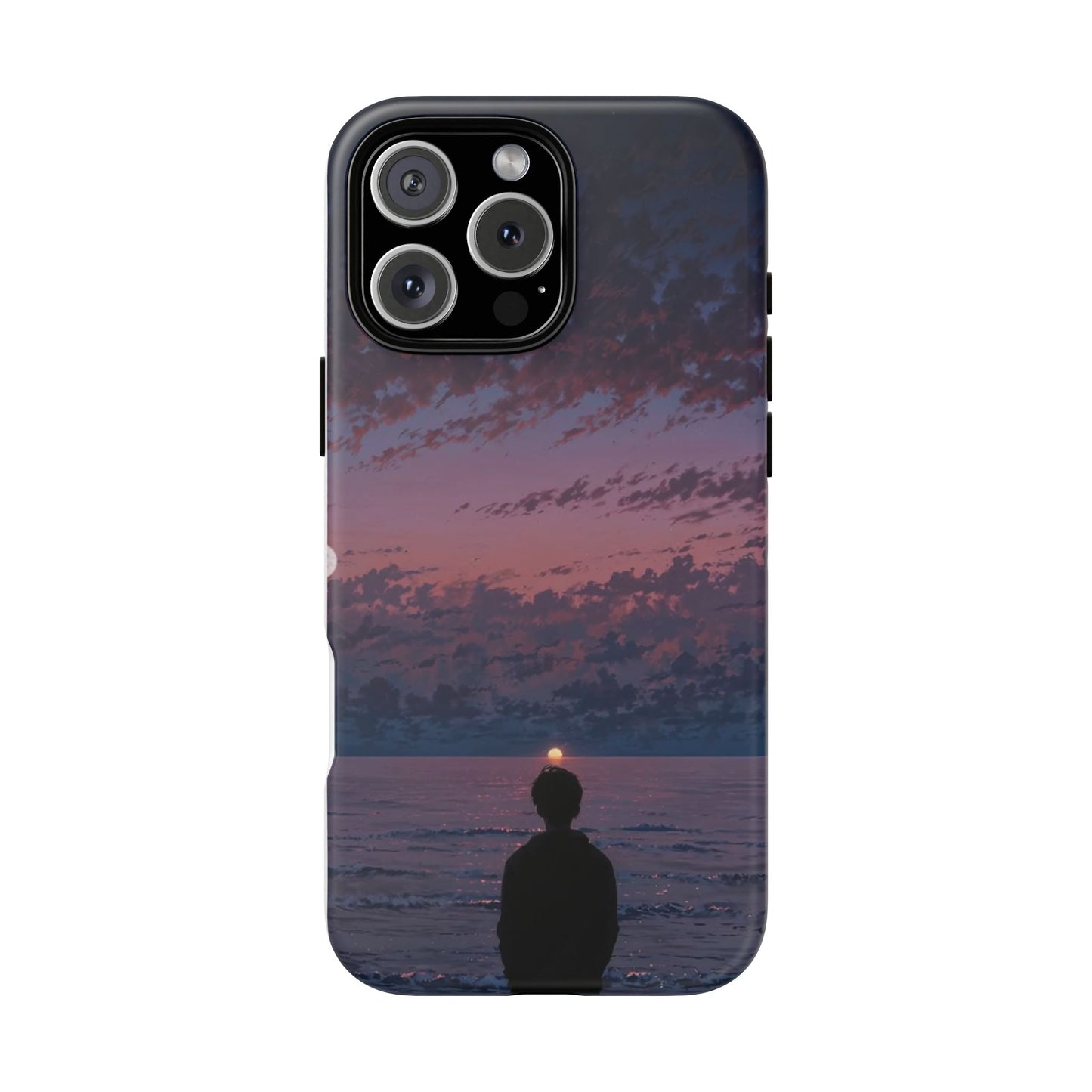 Sunset Ocean Phone Case, Tough Cases, Unique Cell Phone Cover, Artistic Phone Accessories, Gift for Her, Nature Inspired Case
