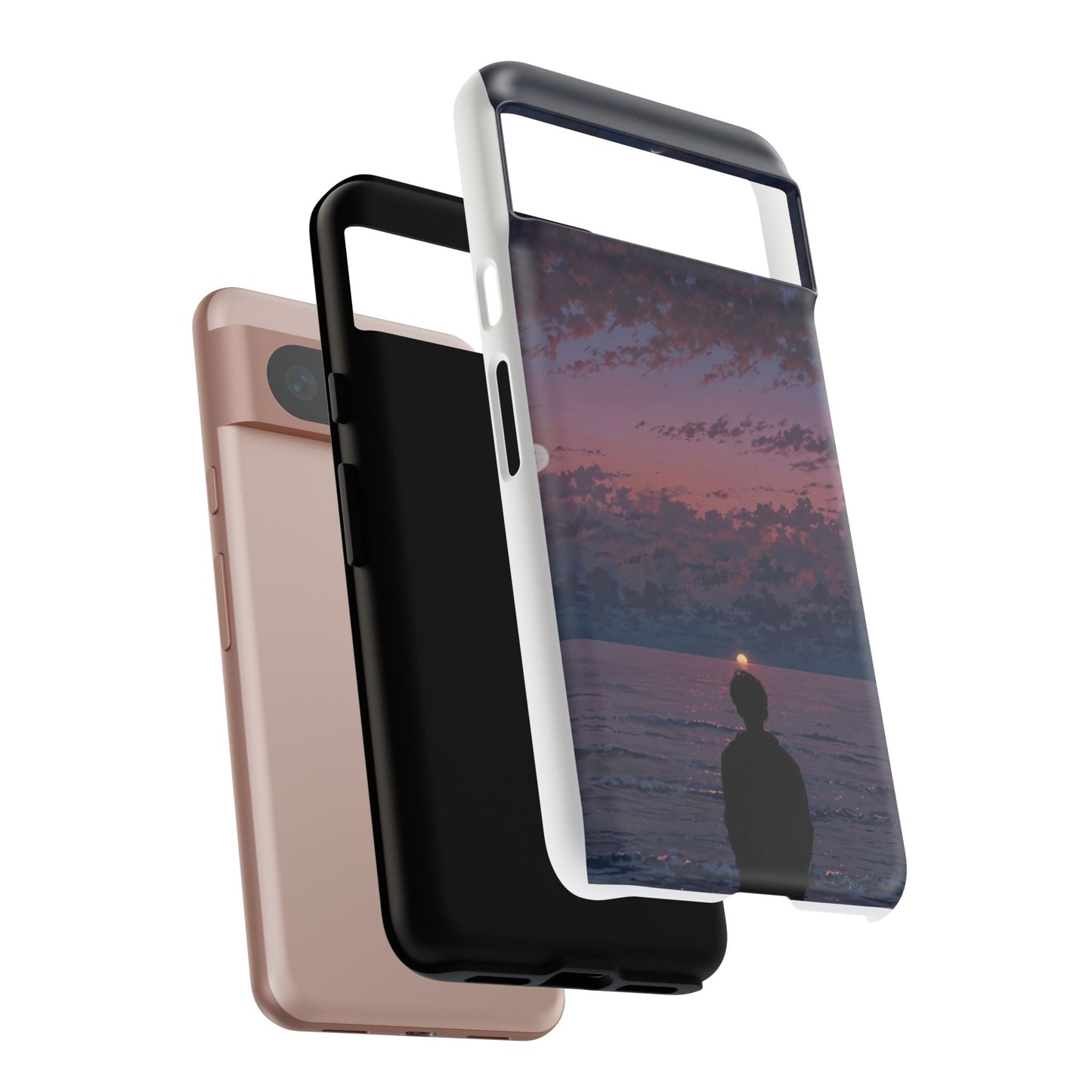 Sunset Ocean Phone Case, Tough Cases, Unique Cell Phone Cover, Artistic Phone Accessories, Gift for Her, Nature Inspired Case
