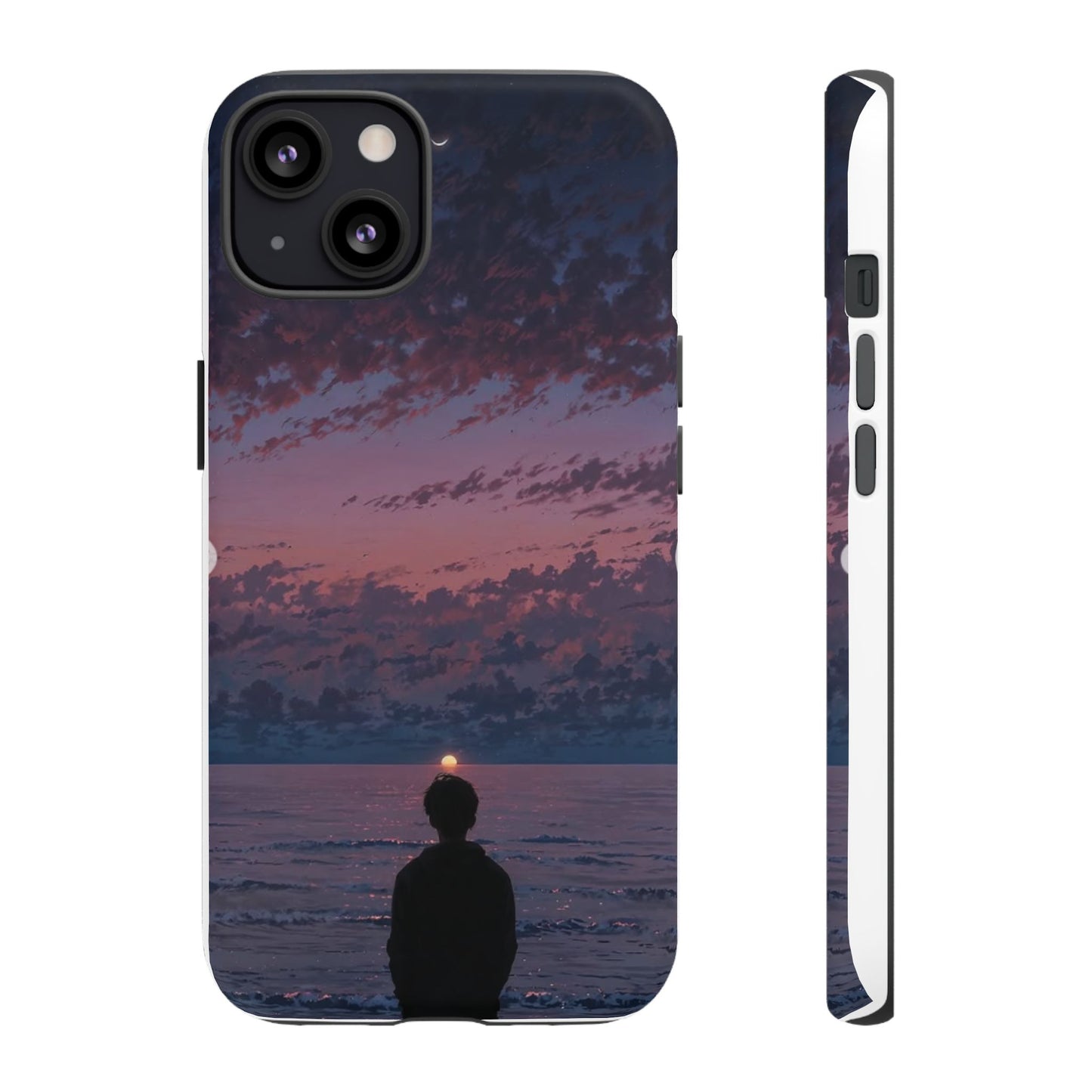 Sunset Ocean Phone Case, Tough Cases, Unique Cell Phone Cover, Artistic Phone Accessories, Gift for Her, Nature Inspired Case