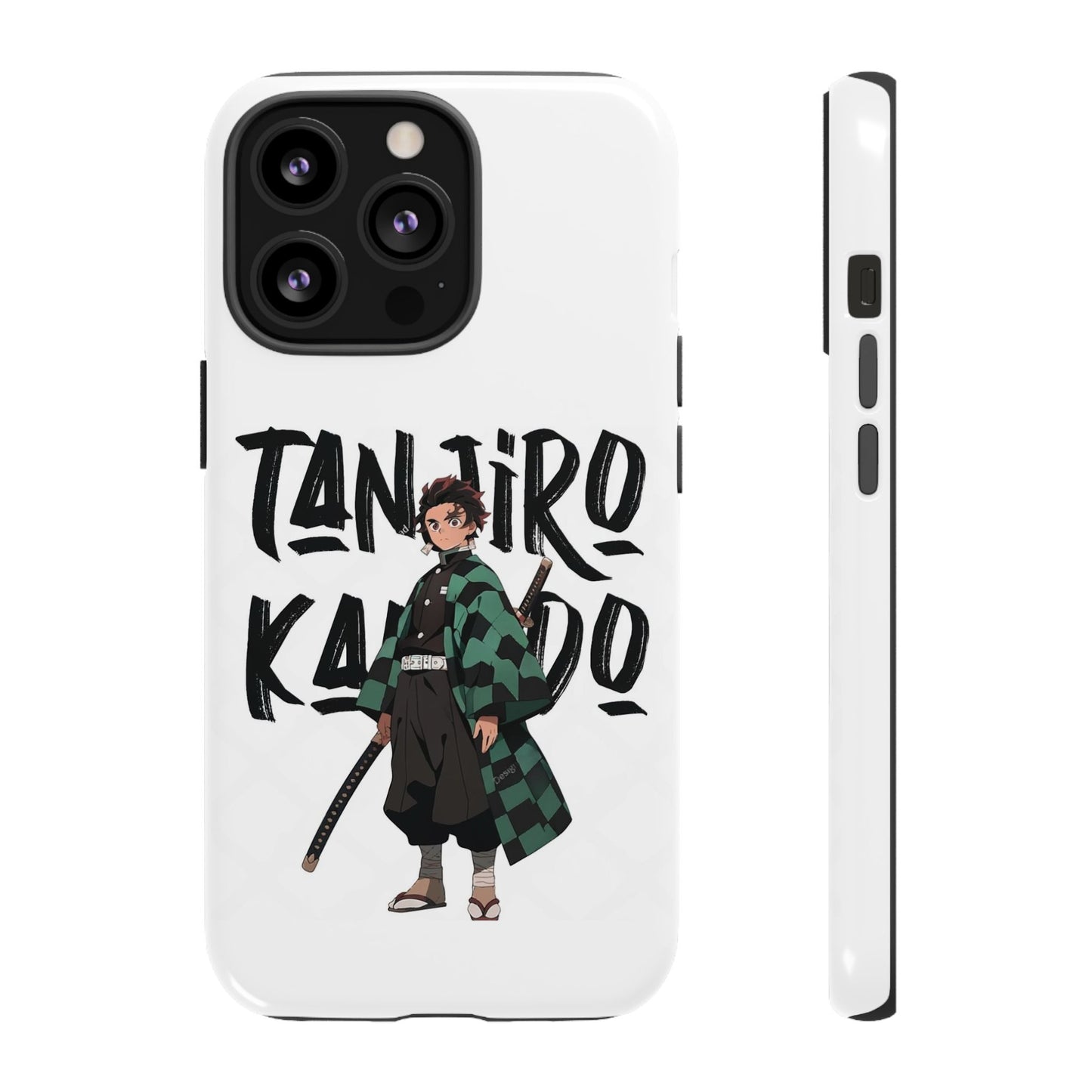 Demon Slayer Phone Case featuring Tanjiro Kamado | Tough Cases, Anime Phone Cover, Unique Gift for Fans, Mobile Accessory, Geeky Merchandise