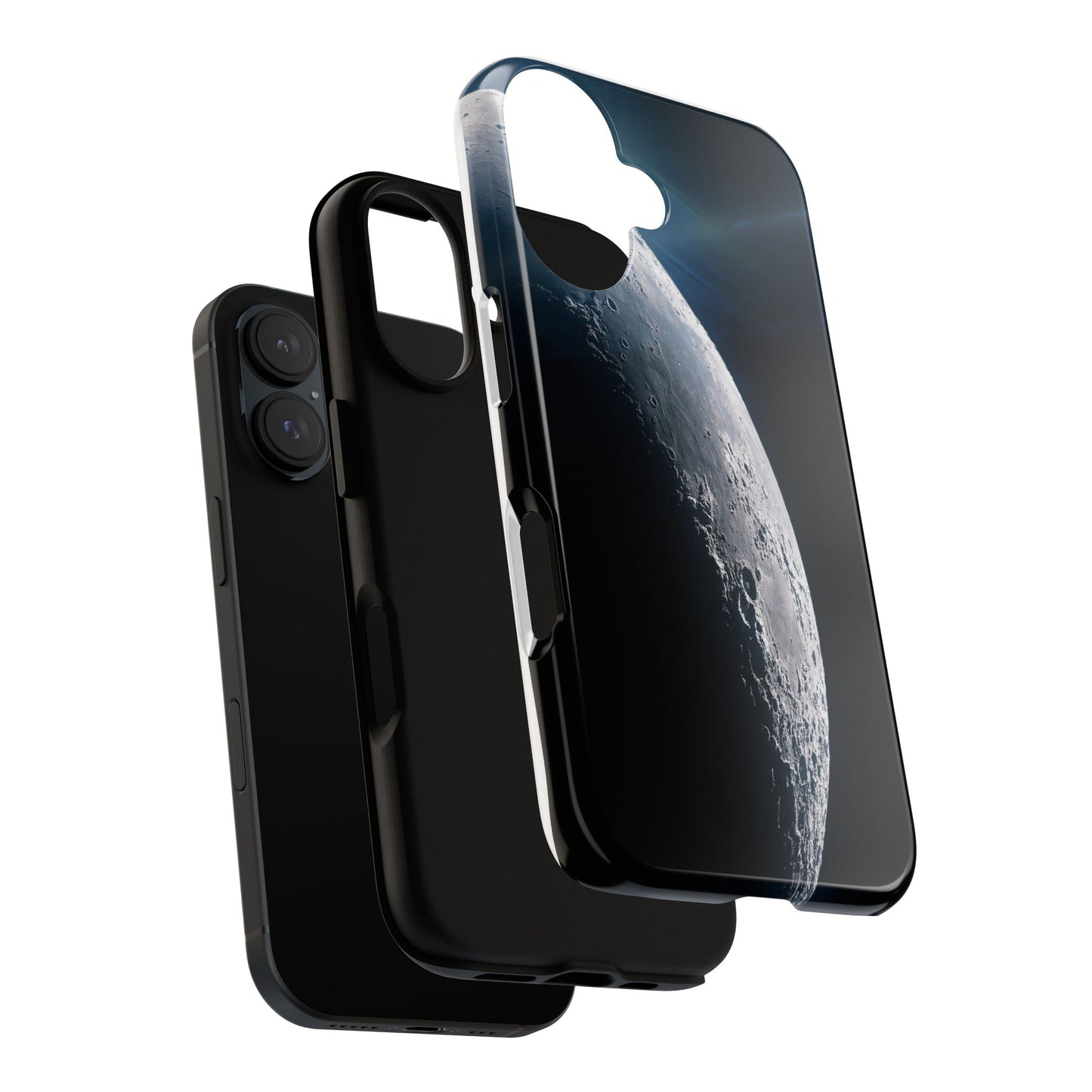 Moon Phase Phone Case, Galaxy Phone Cover, Space-Themed Phone Protector, Tough Cases for Astronomers, Unique Gifts for Space Lovers