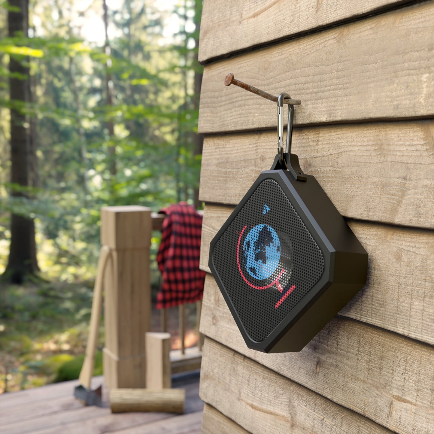 Outdoor Bluetooth Speaker with Globe Design, Portable Music Player for Adventures, Camping Gear, Travel Speaker, Perfect Gift for Explorers