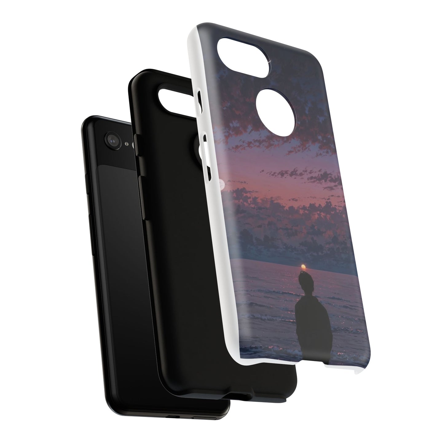 Sunset Ocean Phone Case, Tough Cases, Unique Cell Phone Cover, Artistic Phone Accessories, Gift for Her, Nature Inspired Case