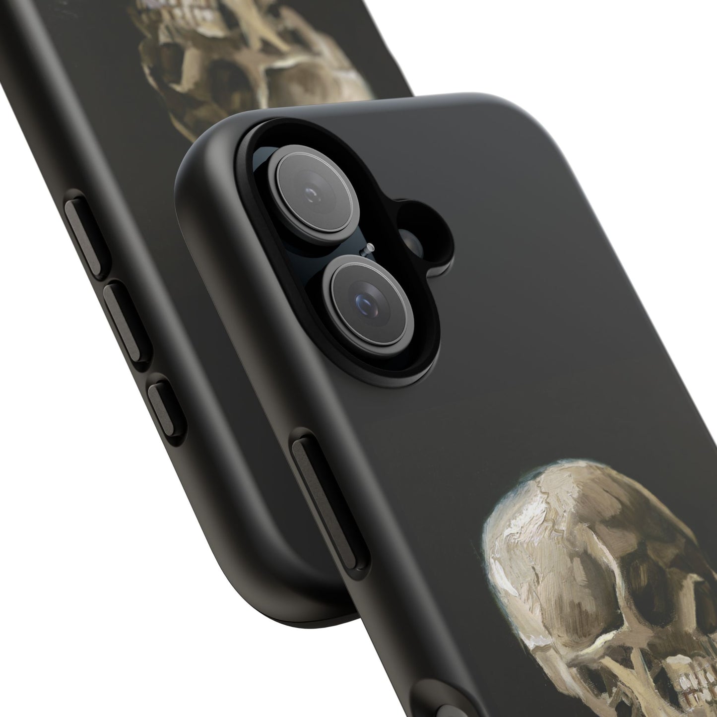 Tough Cases - Artistic Skull Phone Case, Unique Gift for Halloween, Retro Accessories, Trendy Mobile Covers, Spooky Style