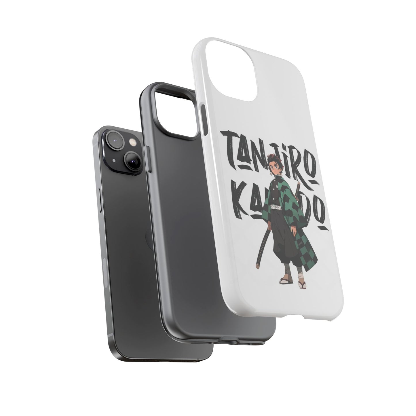 Demon Slayer Phone Case featuring Tanjiro Kamado | Tough Cases, Anime Phone Cover, Unique Gift for Fans, Mobile Accessory, Geeky Merchandise