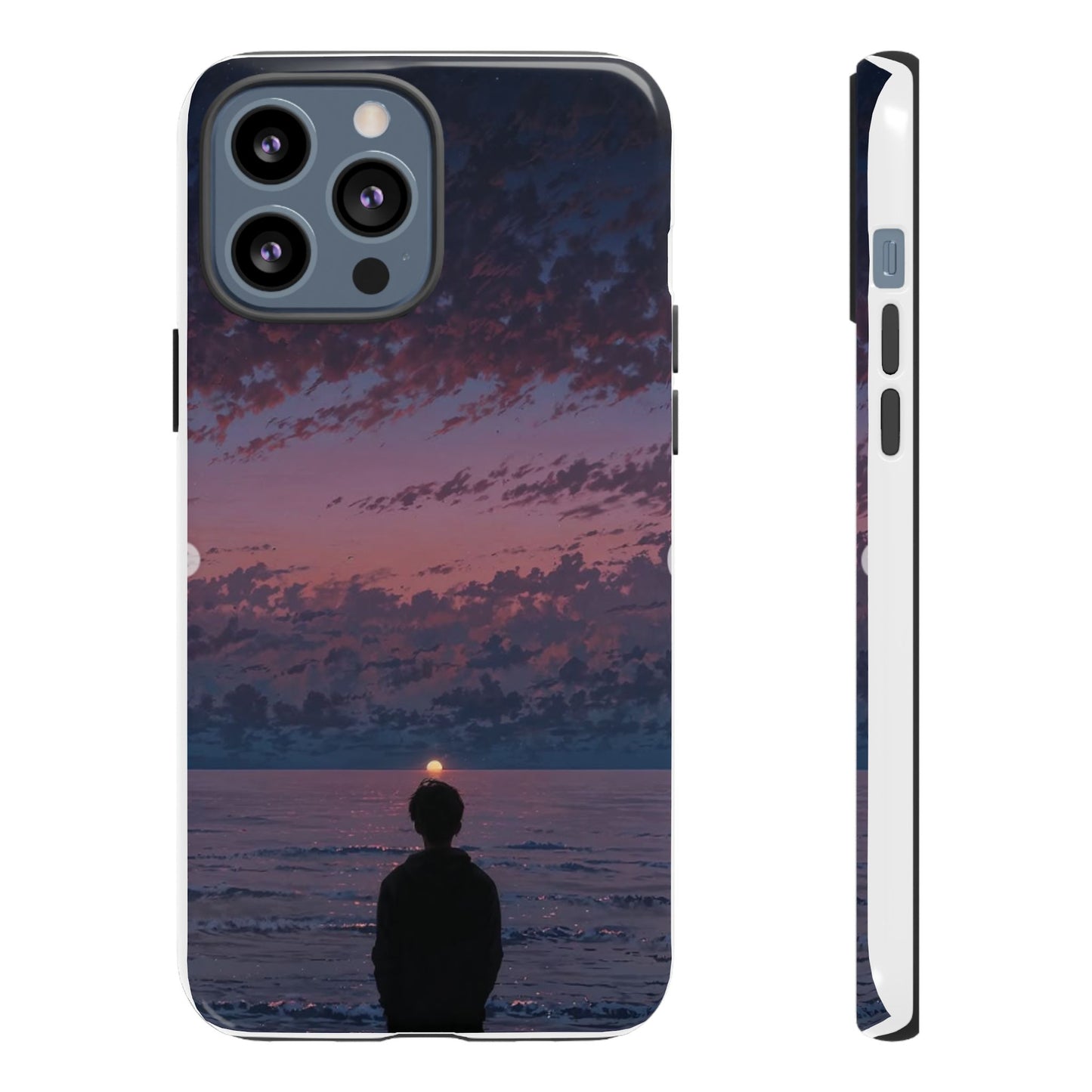 Sunset Ocean Phone Case, Tough Cases, Unique Cell Phone Cover, Artistic Phone Accessories, Gift for Her, Nature Inspired Case