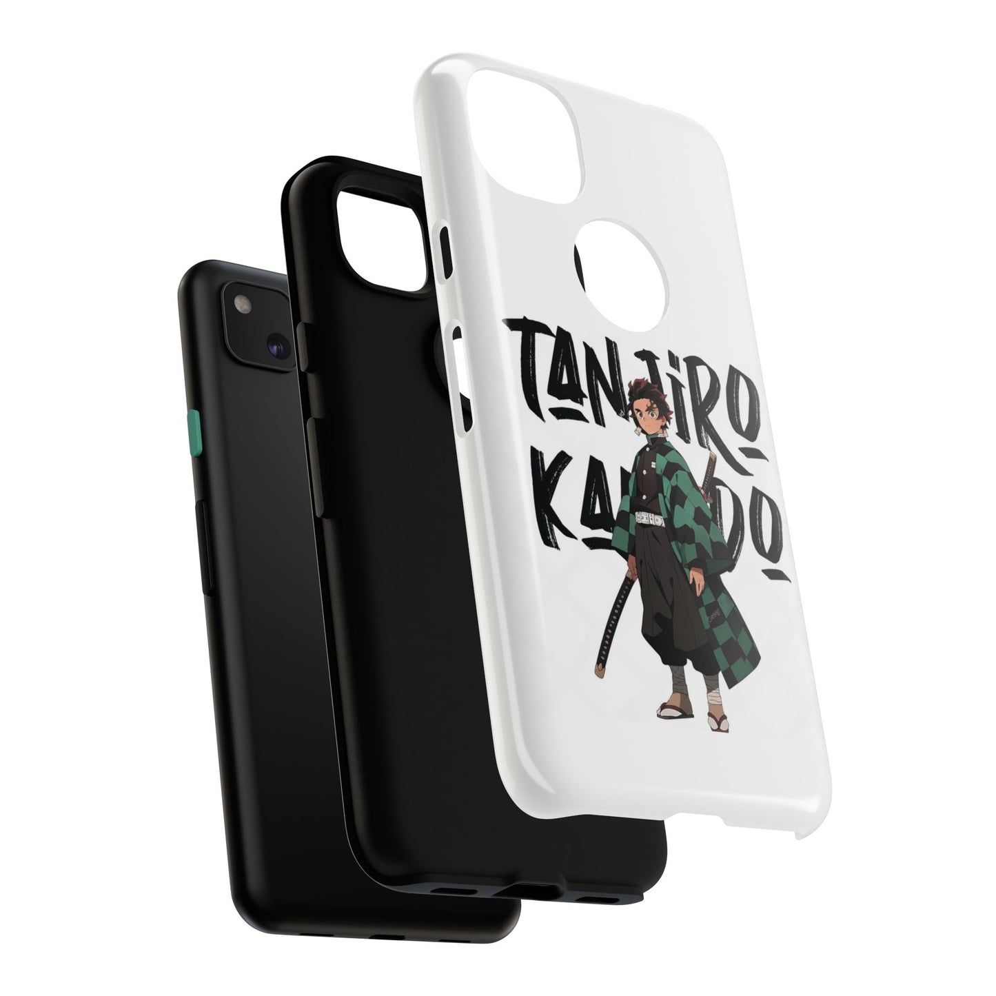 Demon Slayer Phone Case featuring Tanjiro Kamado | Tough Cases, Anime Phone Cover, Unique Gift for Fans, Mobile Accessory, Geeky Merchandise